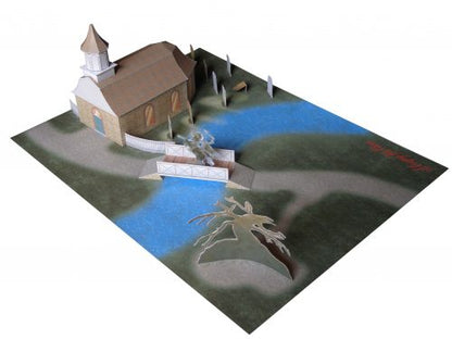 Legend of Sleepy Hollow - Washington Irving - Paper Model Project Kit