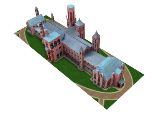 Smithsonian Institution, Washington, (The Castle) - Paper Model Project Kit