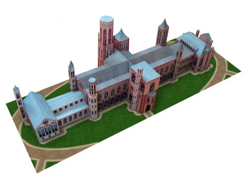 Smithsonian Institution, Washington, (The Castle) - Paper Model Project Kit