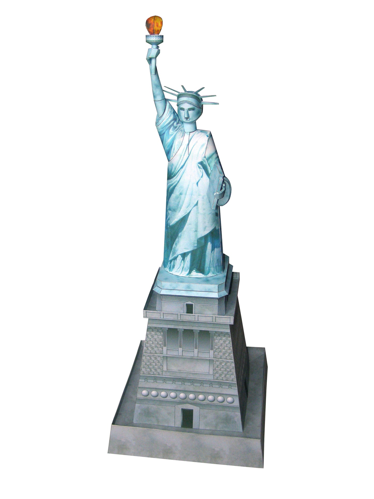 Statue of Liberty - New York Harbor - Paper Model Project Kit