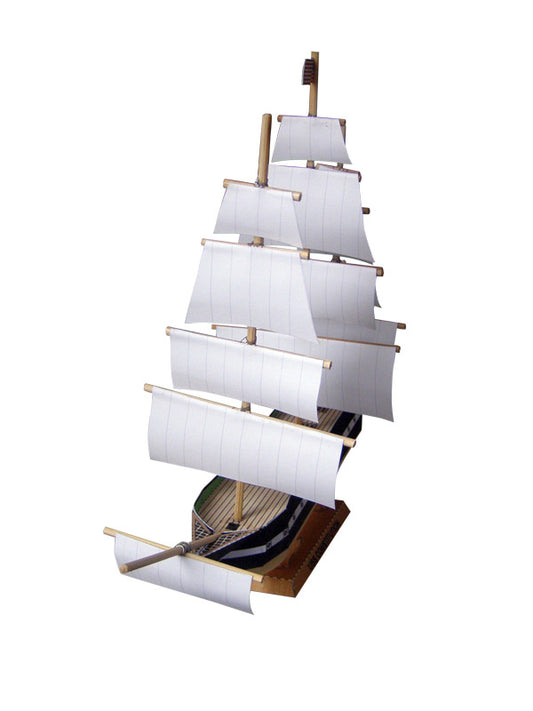 USS Constitution (Old Ironside) - Boston - Paper Model Project Kit