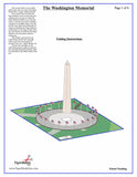Washington Monument, Washington - Paper Model Project Kit