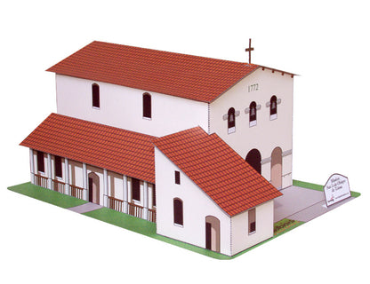 California Mission San Luis Obispo - Paper Model Project Kit