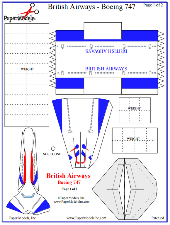 British Airways 747 - Free