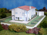 California Home - Two Story - Paper Model Kit