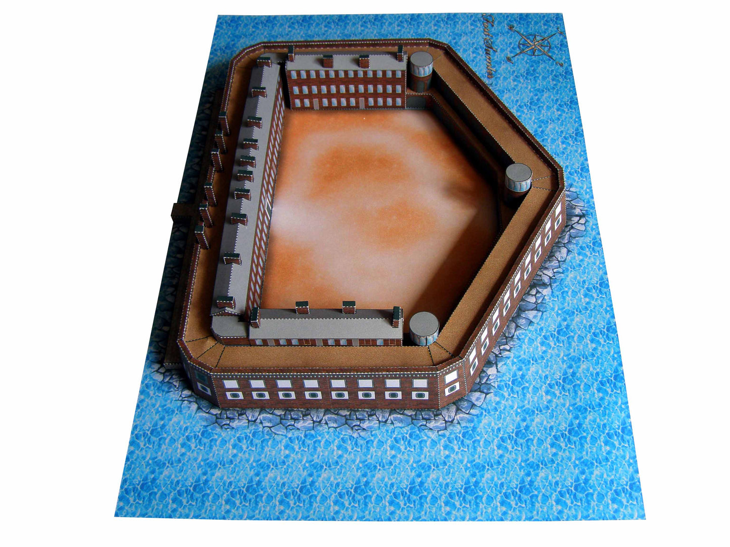 Fort Sumter - Charleston, South Carolina - Paper Model Project Kit