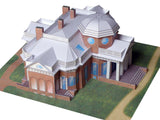 Monticello - Thomas Jefferson's Home - Paper Model Project Kit