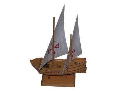 Christopher Columbus, Nina Pinta, Santa Maria - Paper Model Project Kit