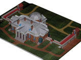 Monticello Professional - Thomas Jefferson's Home - Paper Model Project Kit