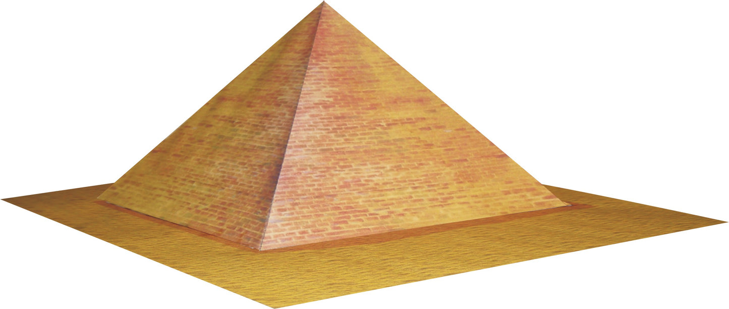 Pyramid and Sphinx - Egypt - Paper Model Project Kit