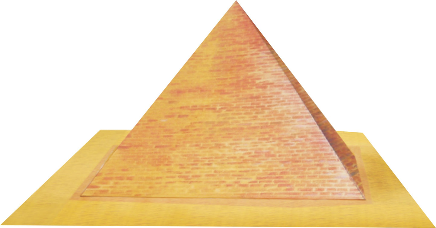 Pyramid and Sphinx - Egypt - Paper Model Project Kit