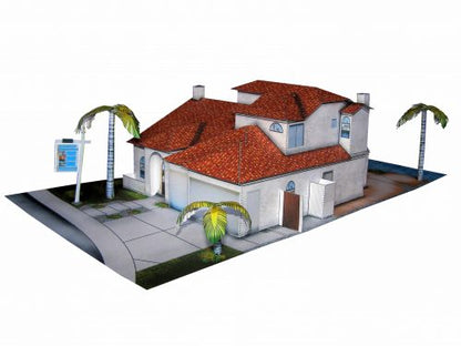 Residential House - Paper Model Project Kit