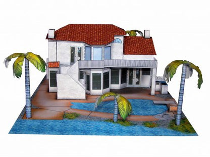 Residential House - Paper Model Project Kit