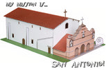 California Mission San Antonio T-Shirt