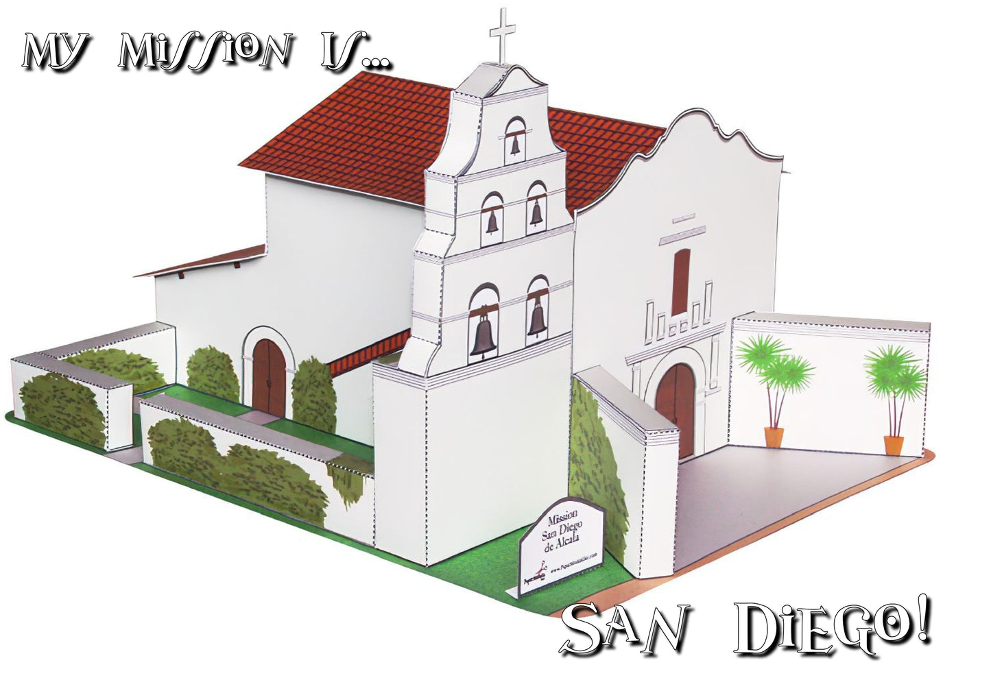 California Mission San Diego T-Shirt