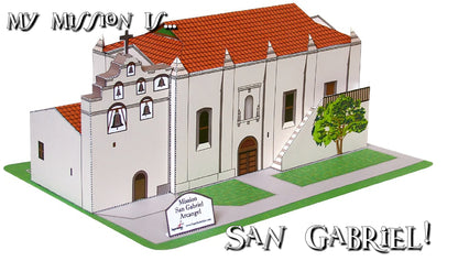 California Mission San Gabriel T-Shirt