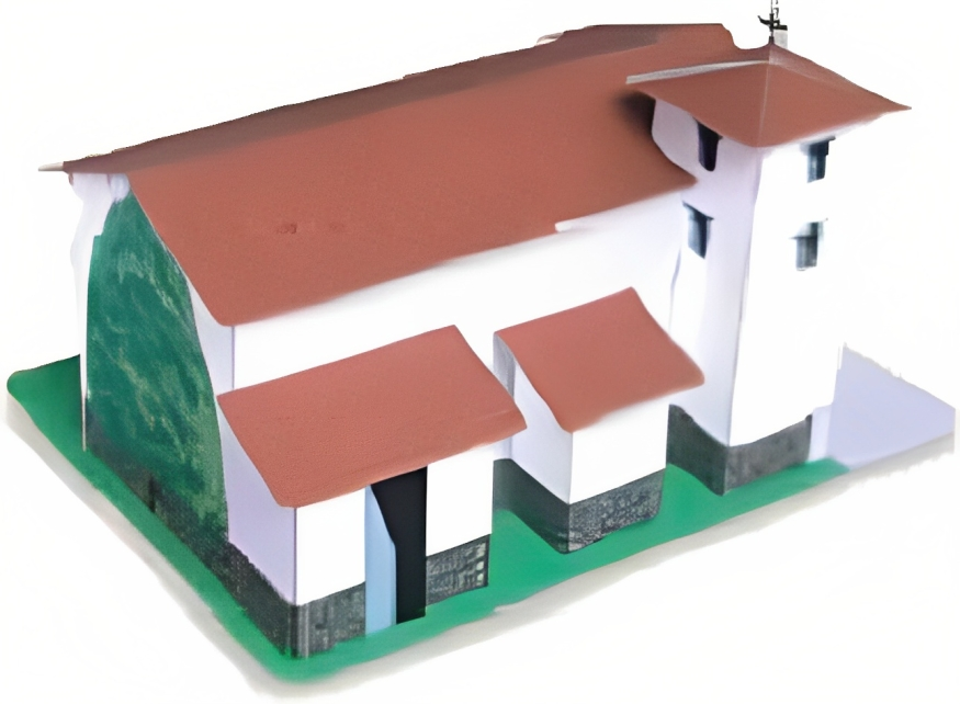 California Mission San Jose - Paper Model Project Kit