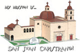 California Mission San Juan Capistrano T-Shirt