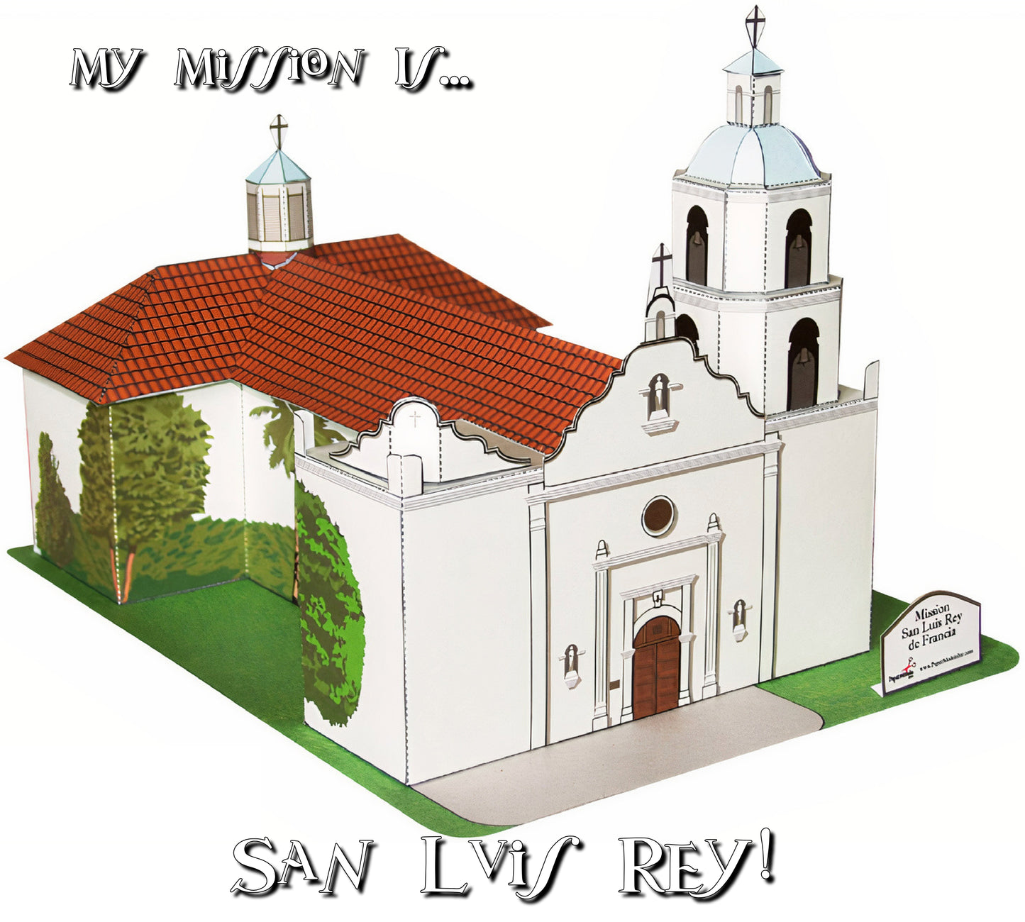 California Mission San Luis Rey T-Shirt