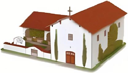 California Mission San Miguel - Paper Model Project Kit