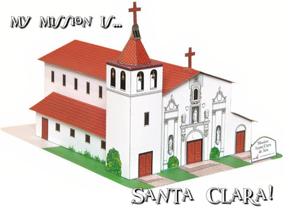 California Mission Santa Clara T-Shirt