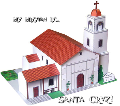 California Mission Santa Cruz T-Shirt