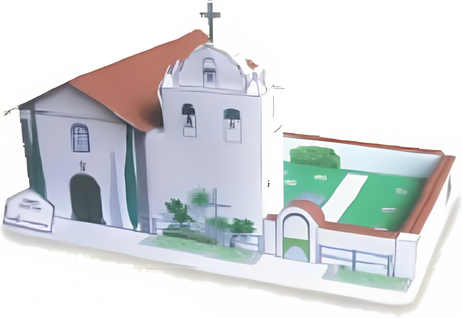 California Mission Santa Ines - Paper Model Project Kit – Paper Models ...