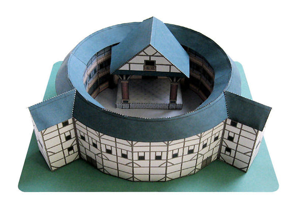 Shakespeare's Old Globe Theatre - England - Paper Model Project Kit