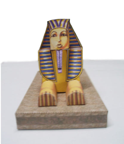 Pyramid and Sphinx - Egypt - Paper Model Project Kit