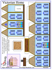 Country Victorian House - Free – Paper Models, Inc.